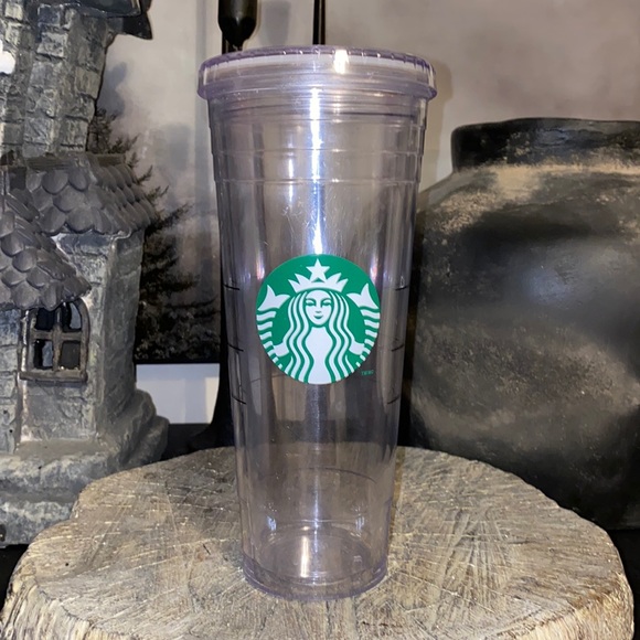 Starbucks | Dining | Starbucks Siren Logo Plastic Cold Cup 24oz No ...